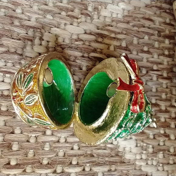 Christmas Tree metal Keepsave Box - Picture 6 of 10